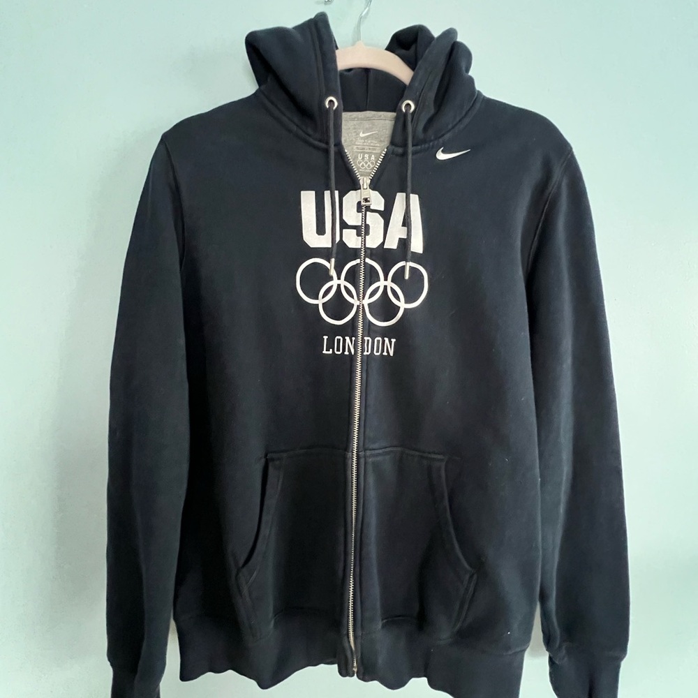 Nike Navy USA London Olympic Hoodie XL